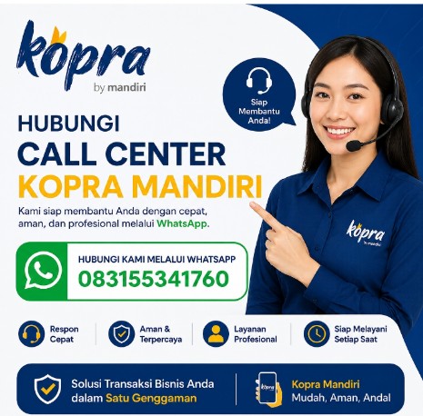 Call Center Kopra Mandiri resmi