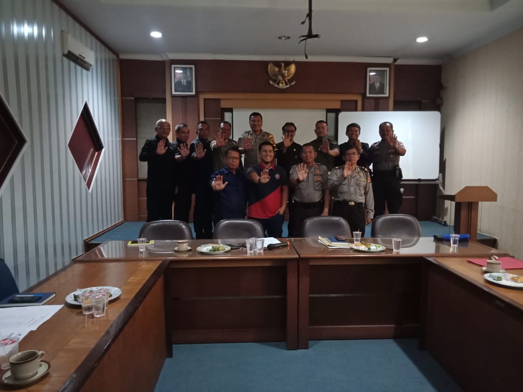 Rapat Koordinasi Pengurusan Tim Saber Pungli Polisi Resort Kabupaten Purwakarta
