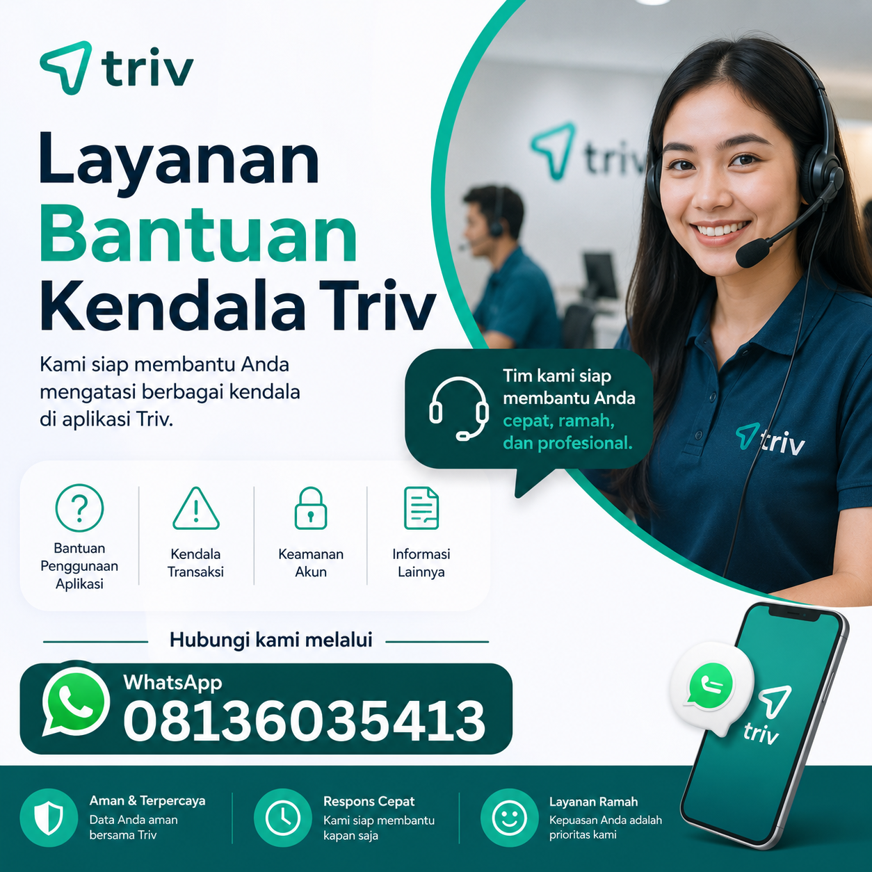 Cara mengatasi masalah deposit Triv salah nominal